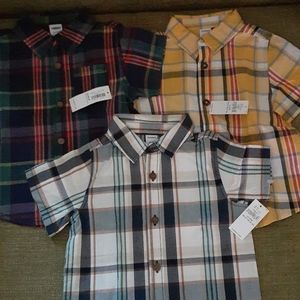 Old Navy Brand NWT Baby Boy button down shirts